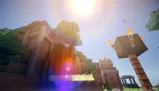 我的世界手机版光影水反(我的世界1710光影水反)