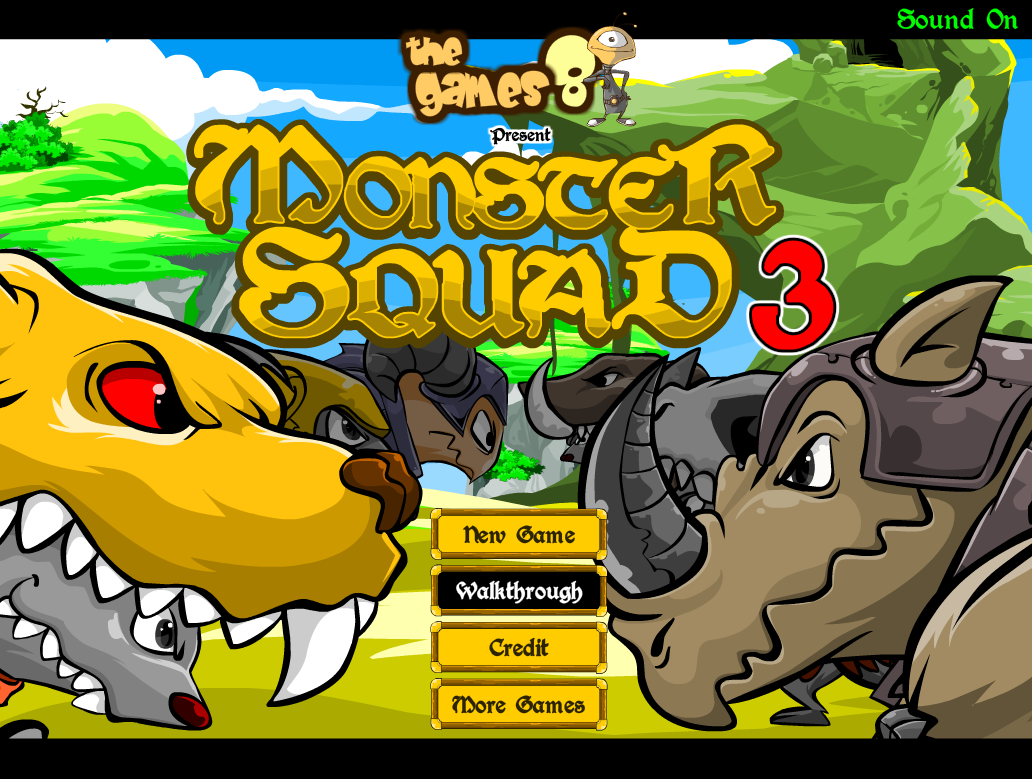 满屏怪物小游戏手机版(有一款小游戏叫怪物什么的)